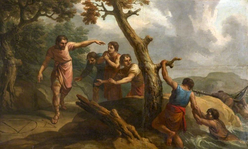 Aristippo e i suoi compagni dopo il naufragio - National Trust